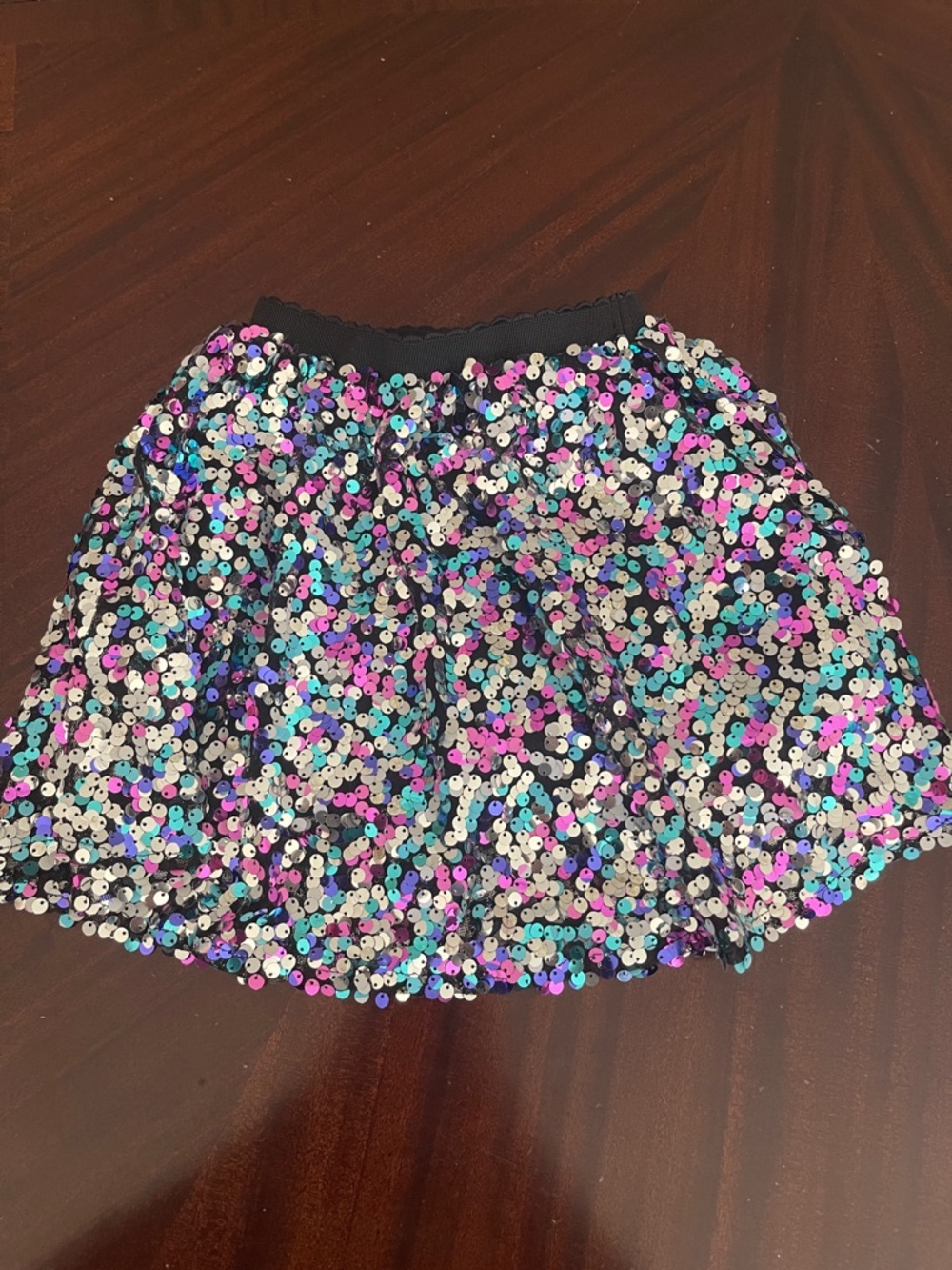 Flofallzique Girls' Multicolor Sequin Skirt size 5